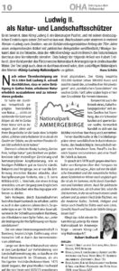 Artikel im OHA (Januar 2016) auf Seite 10